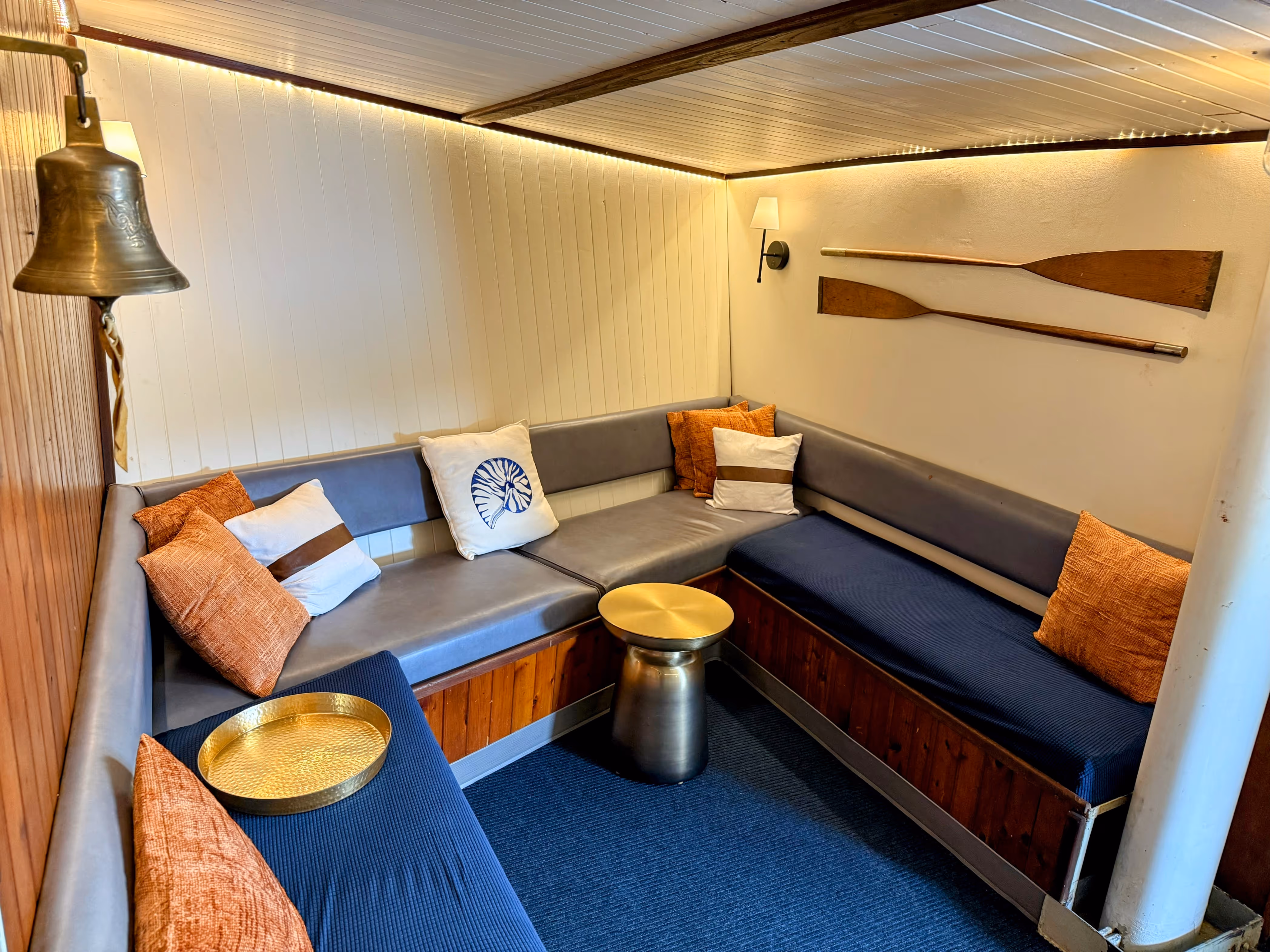 Beautiful picture of the forward cabin of Schooner Rose